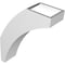 Ekena Millwork 4-in. W x 12-in. D x 16-in. H Thorton Architectural Grade PVC Knee Brace BRCP04X12X16THR - alternate 5
